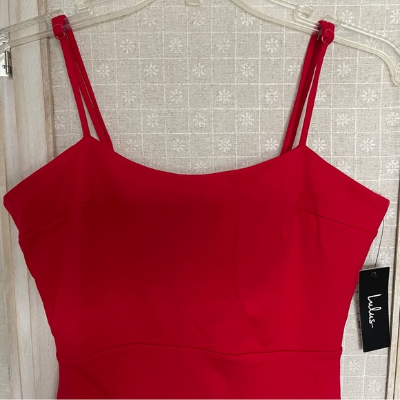 Red Lulu’s Mini Dress - Picture 2 of 5
